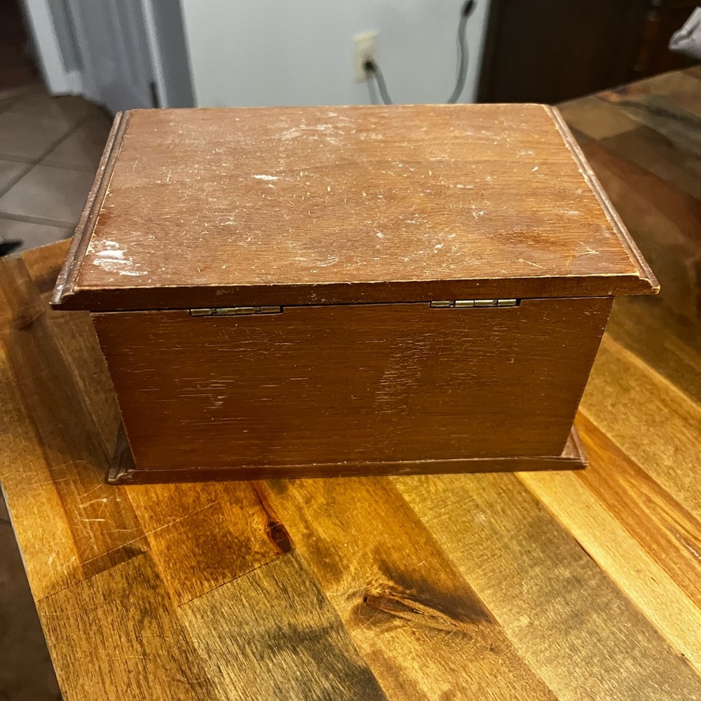 Vintage Centurion Wooden Jewelry Organizer Box - Picture 5 of 6